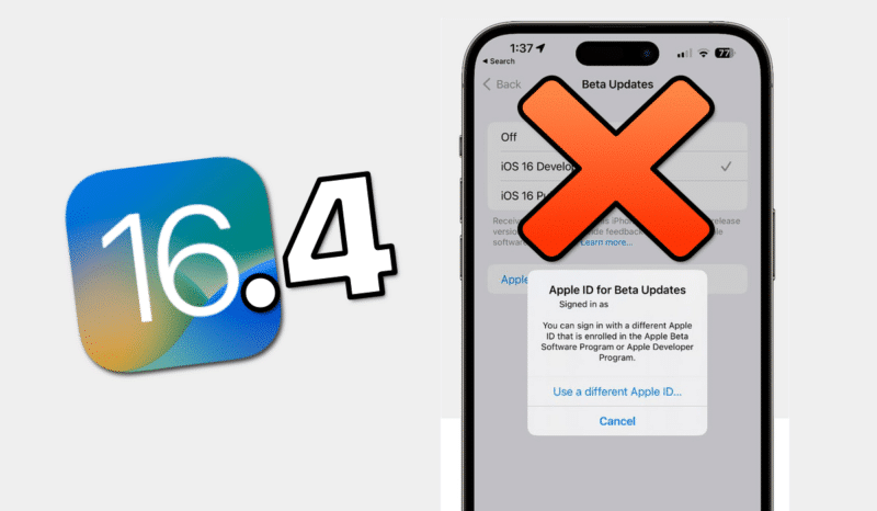 iOS 16, iOS 16.4, Blocco, Beta, Download