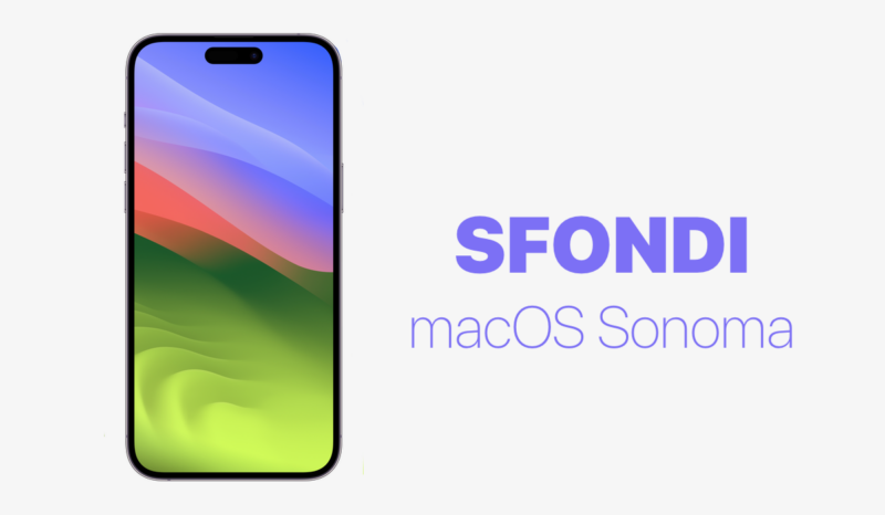 macOS Sonoma, Download, Sfondi, Wallpapers, iPhone, Gratis