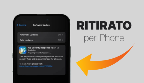 iOS 16, iOS 16.5, iOS 16.5.1, iOS 16.5.1 (a), Ritirato, iPhone, iPad