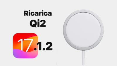 ios 17, ios 17.2, qi2, iphone, supporto qi2, ricarica wireless, novità ios 17.2, news ios 17