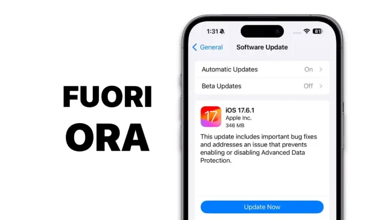 ios 17, ios 17.6.1, novità ios 17.6.1, news ios 17.6.1, iphone