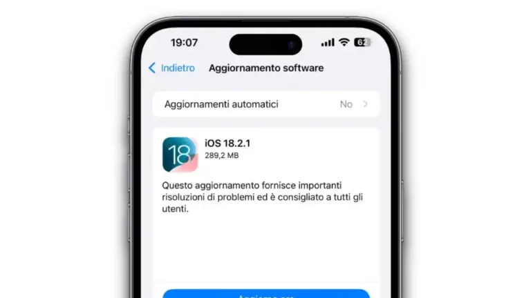 iOS 18, iOS 18.2.1, iOS 18.2.1 news, iOS 18.2.1 novità, iPhone, iPad, aggiornamento iOS 18.2.1