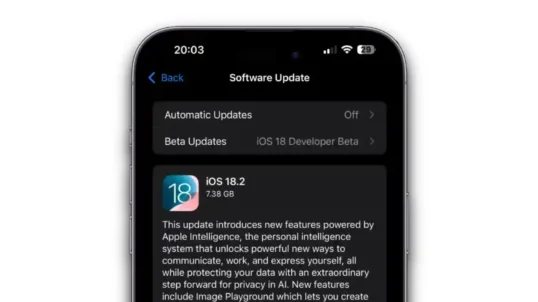 ios 18, ios 18.2, ios 18.2 novità, ios 18.2 news, ios 18.2 data uscita, iphone